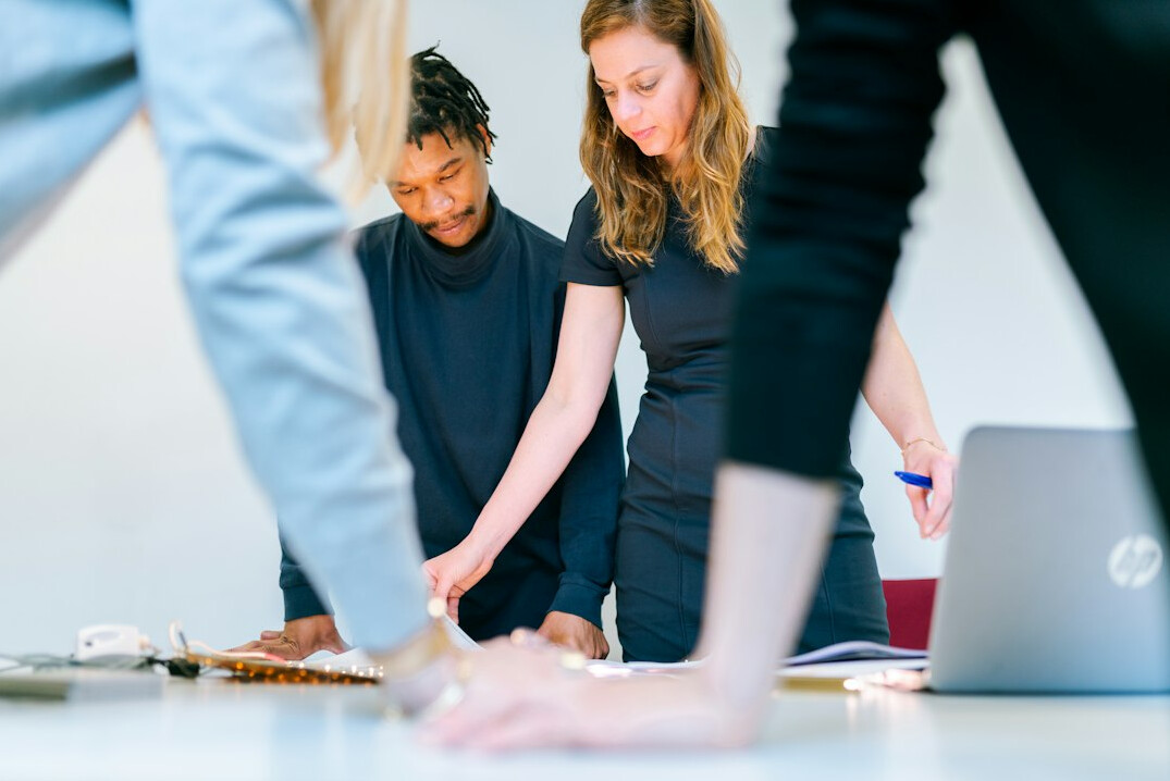 diverse professionals collaborating