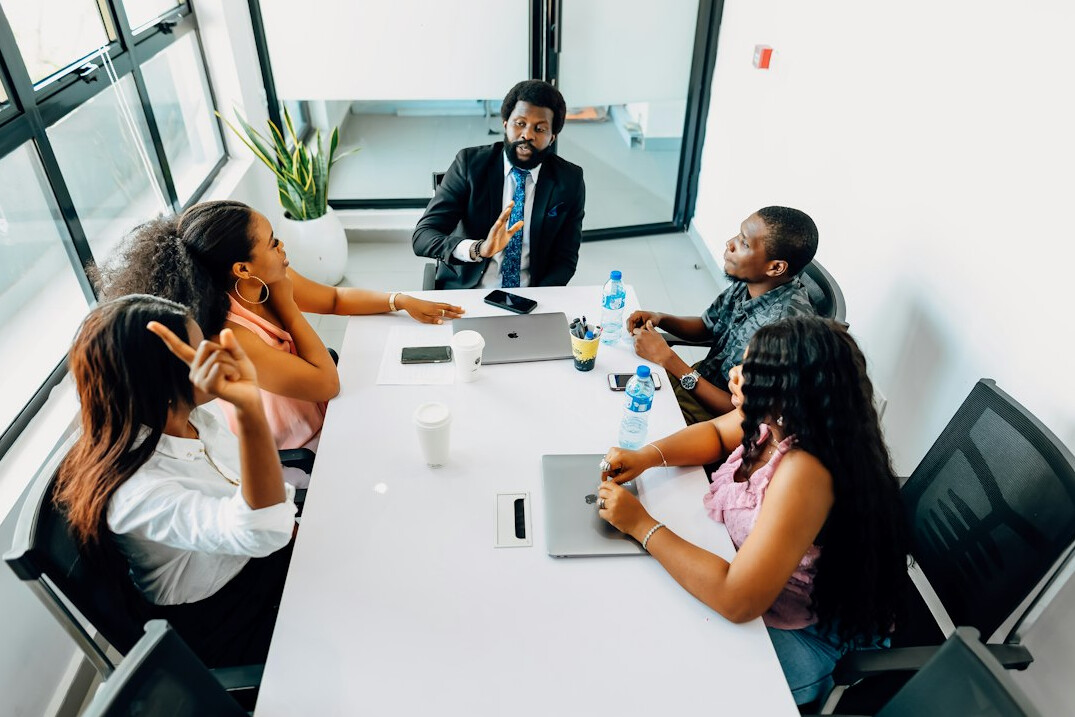 professional team meeting